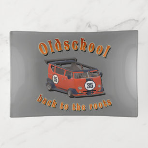 Nostalgic Oldschool, Oldtimer van red grey Trinket Tray