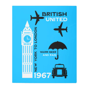 Nostalgic Retro Airline Poster