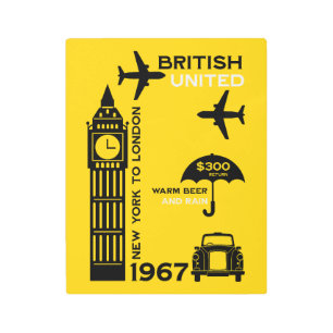 Nostalgic Retro Airline Poster