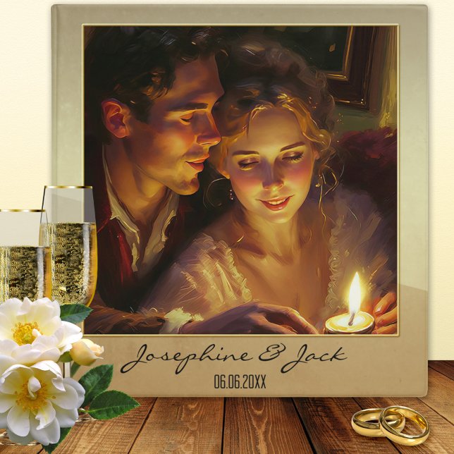 Nostalgic Romantic Gold Photo Wedding Planner 3 Ring Binder (Creator Uploaded)