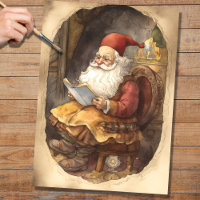 Nostalgic Santa 1 Decoupage Paper