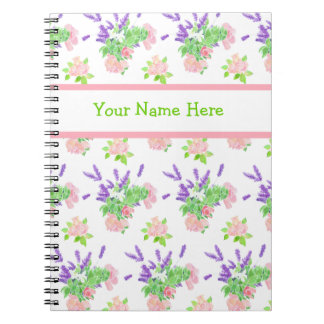 Nostalgic Scents of Summer Pattern Notebook