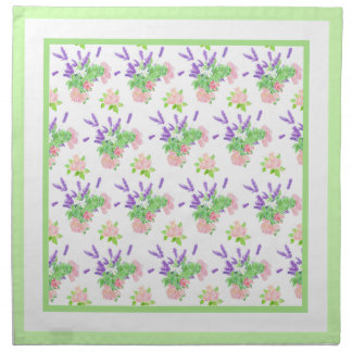 Nostalgic Scents of Summer Pattern Table Napkin
