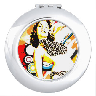 Nostalgic Seduction - Polka Dottie Compact Mirror