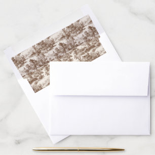 Nostalgic Sepia Vintage Countryside Envelope Liner