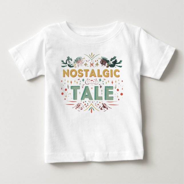 "Nostalgic Tale. Baby T-Shirt (Front)