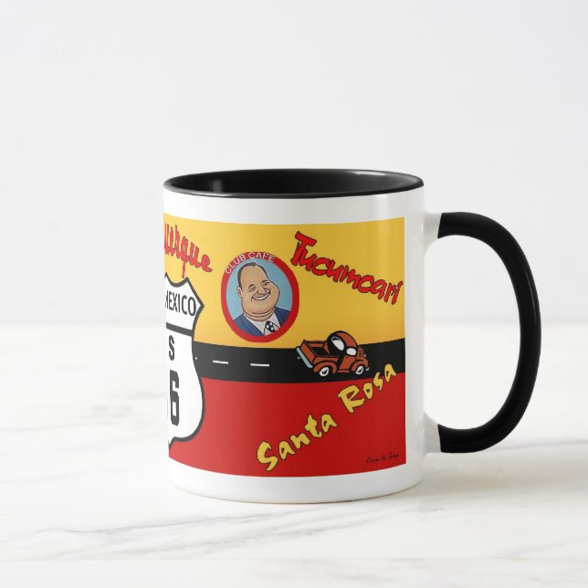 Nostalgic US Route 66 - New Mexico Mug (Right)