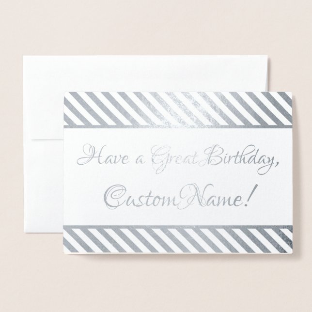 Nostalgic, Vintage "Have a Great Birthday" Card (Front With Envelope)