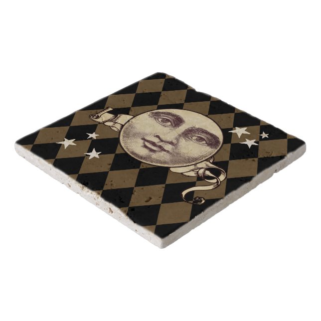 Nostalgic Vintage Steampunk Fantasy Trivet (Corner)