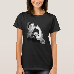 Nostalgink Empowered International Women s Day T-Shirt