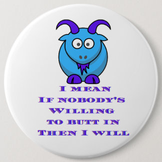 Nosy BILLY goat tshirts mugs stickers Button