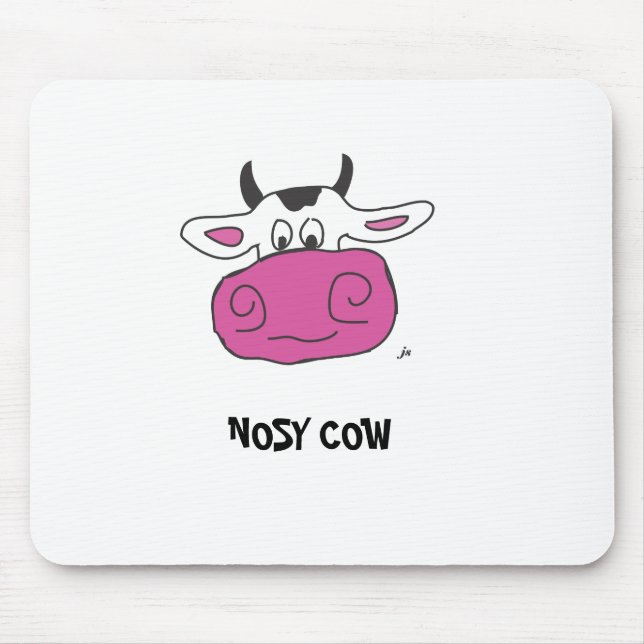 NOSY COW MOUSE PAD (Front)