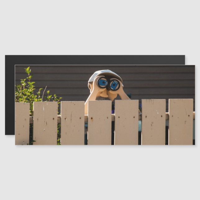 Nosy Neighbor Fridge Magnet (Front/Back)