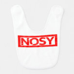 Nosy Stamp Baby Bib