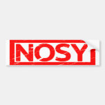 Nosy Stamp Bumper Sticker
