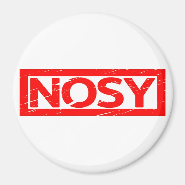 Nosy Stamp Magnet (Front)