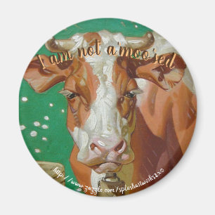 "Not a aMOOsed" Magnet