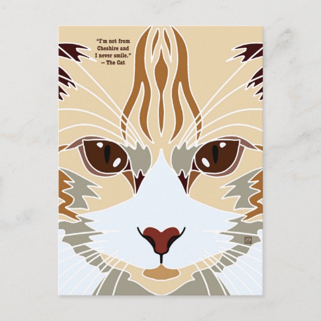 Not a Cheshire Cat Postcards (Front)