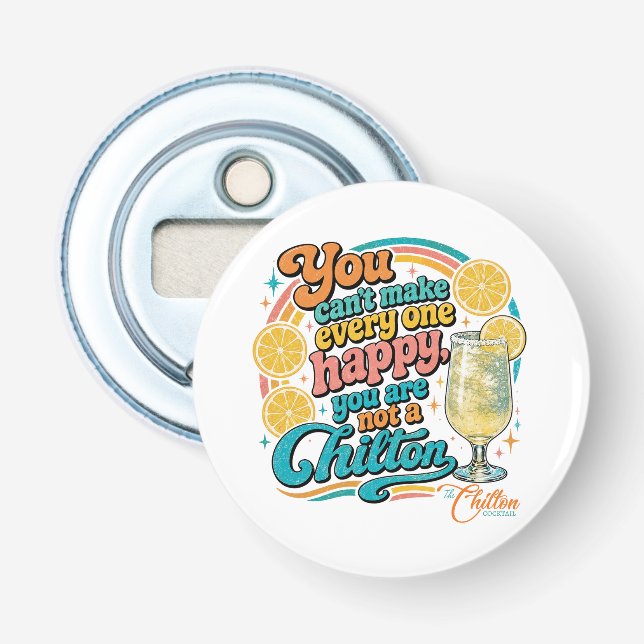 Not a Chilton tshirt  Bottle Opener (Front)