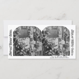 Not a Creature was Stirring - Vintage Stereoview