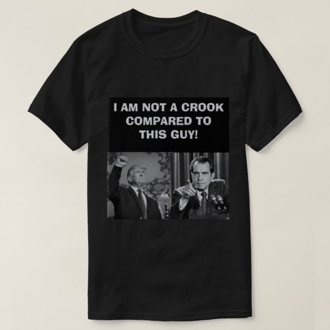 Not a Crook T-Shirt (Design Front)