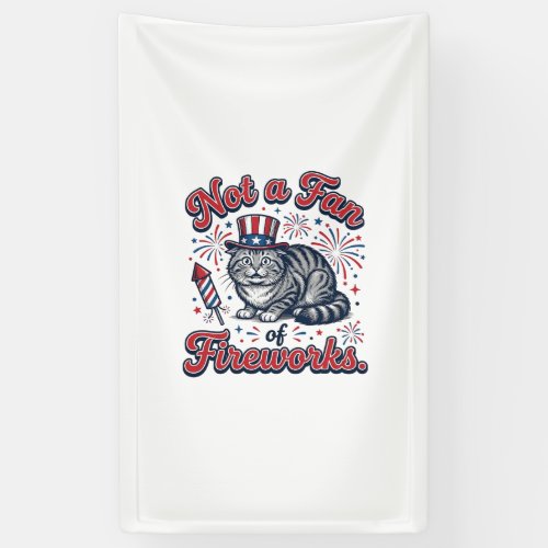 Not a Fan of Fireworks Scared Cat Shirt (2)_1 Banner