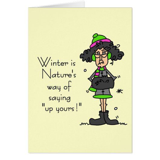 Not a Fan of Winter (Front)