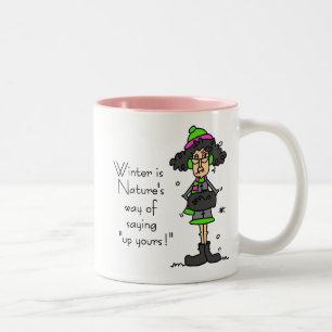 Not a Fan of Winter Two-Tone Coffee Mug