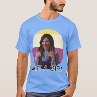 Not A Girl funny retro T-Shirt