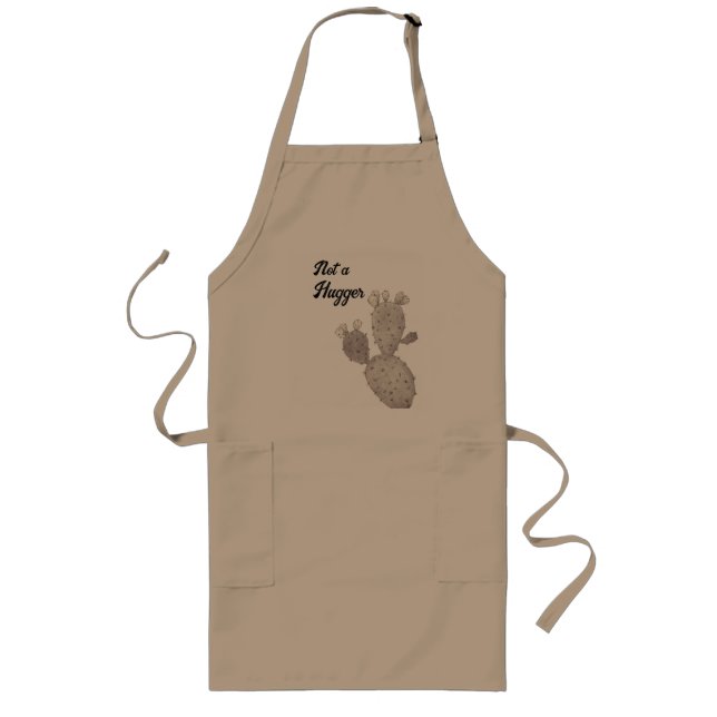 Not a Hugger Long Apron (Front)