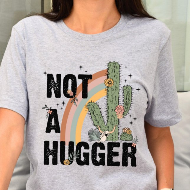 Not a Hugger T-Shirt Tri-Blend Shirt (Creator Uploaded)