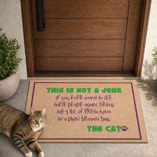 Not A Joke - The Cat Doormat