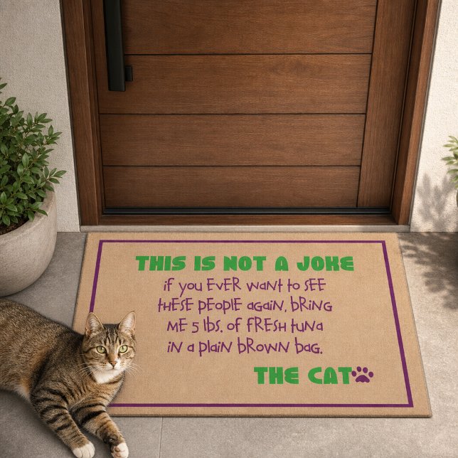 Not A Joke - The Cat Doormat (Creator Uploaded)