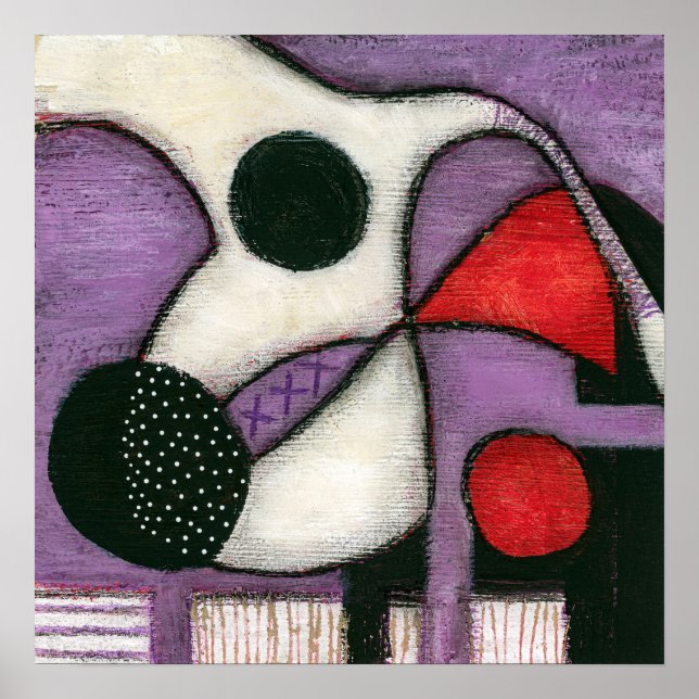 Not A Jug Poster Wall Art - Abstract Painting (Front)