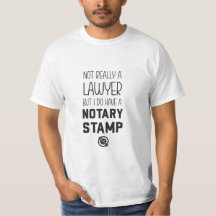 Not a Lawyer Notary Public Men's Shirt
