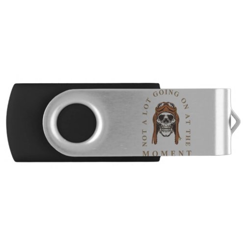 Not a Lot Going On at The Moment  pilots_skull Flash Drive