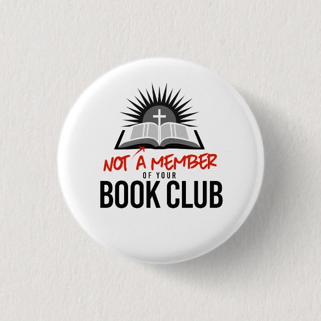 Not a member of your book club button (Front)