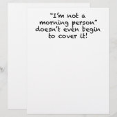 Not a Morning Person (Front/Back)