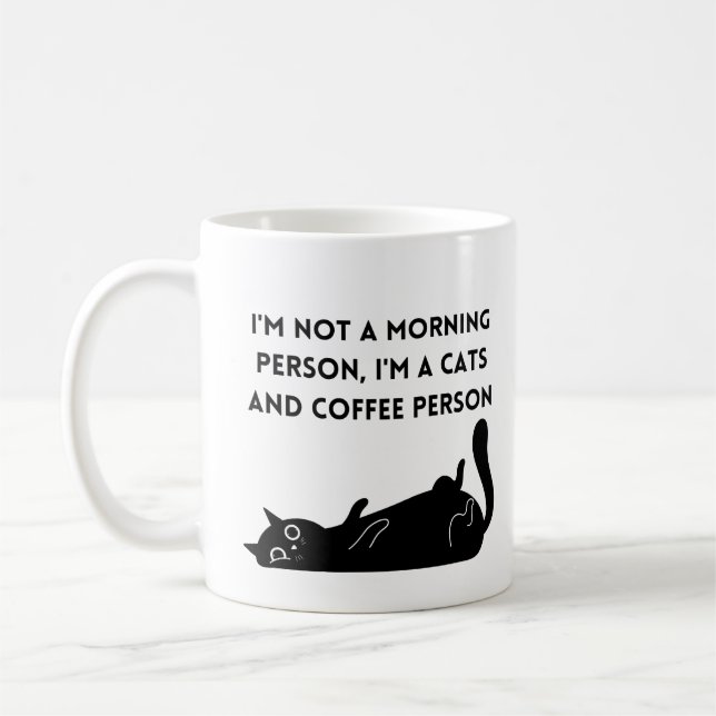 Not a morning person coffee mug (Left)