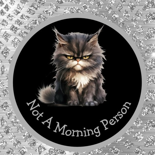 Not A Morning Person Or Your Text Angry Tabby Cat Mug