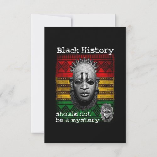 Not A Mystery BHM Party Invitations