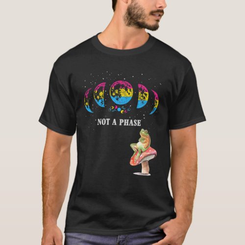Not A Phase Pan Pride Cottagecore Toadstool LGBT M T_Shirt