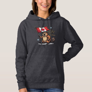 Not a Snowflakes Chance, Beaver, Canadian Flag, Hoodie