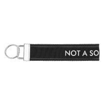 Not a soft target keychain