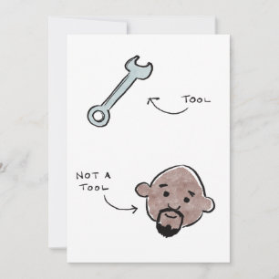 Not a tool father's day - wrench - Marcus Holiday Card