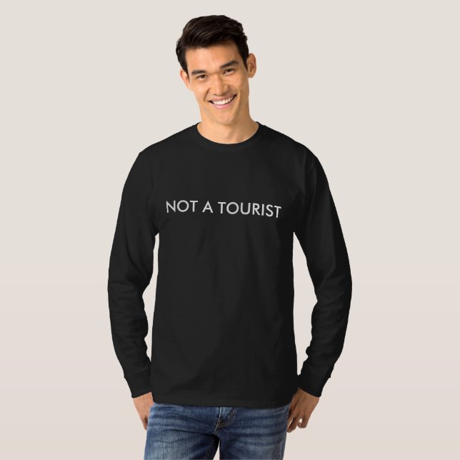 Not a Tourist Mens LS T-Shirt (Front Full)
