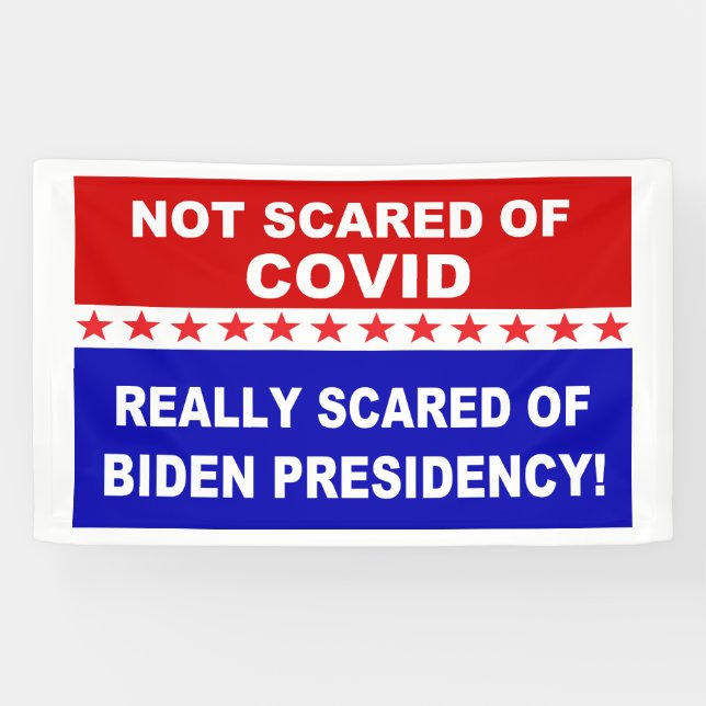 Not Afraid Of Covid Banner (Horizontal)