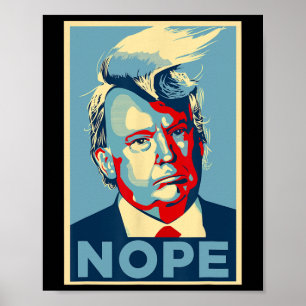 Not Again Funny Trump 2024 Poster