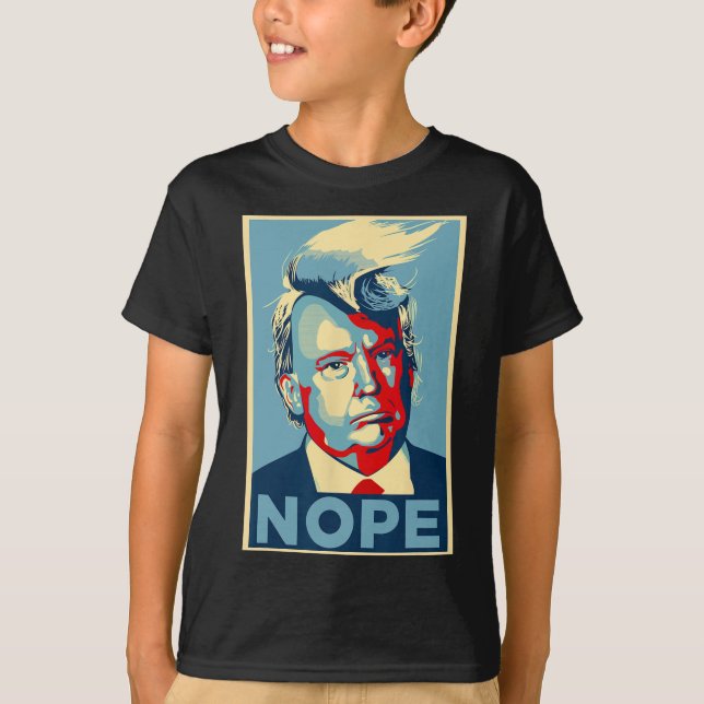 Not Again Funny Trump 2024  T-Shirt (Front)