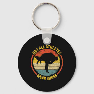Not All Athletes Wear Shoes Judo  Keychain